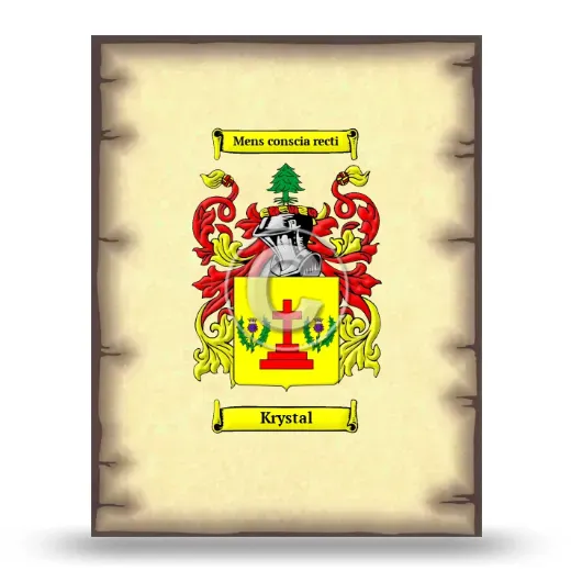 Krystal Coat of Arms Print