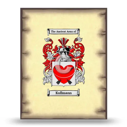 Kullmann Coat of Arms Print