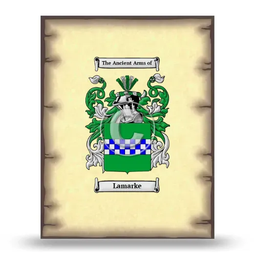 Lamarke Coat of Arms Print