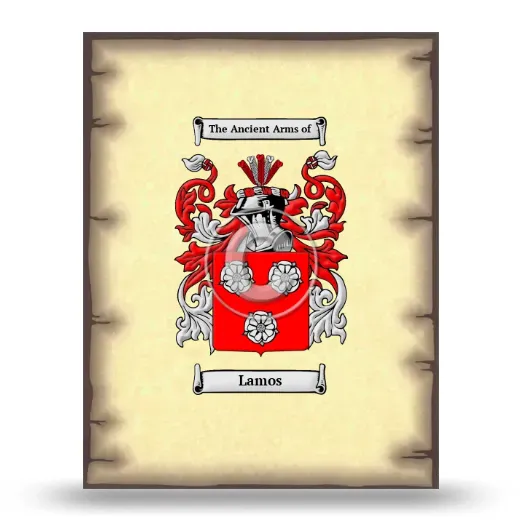 Lamos Coat of Arms Print