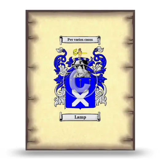 Lamp Coat of Arms Print