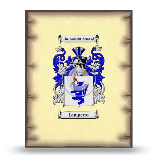 Lamperto Coat of Arms Print