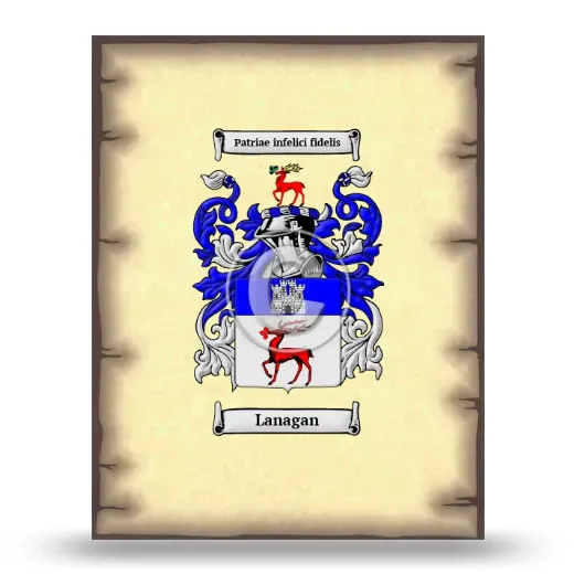Lanagan Coat of Arms Print