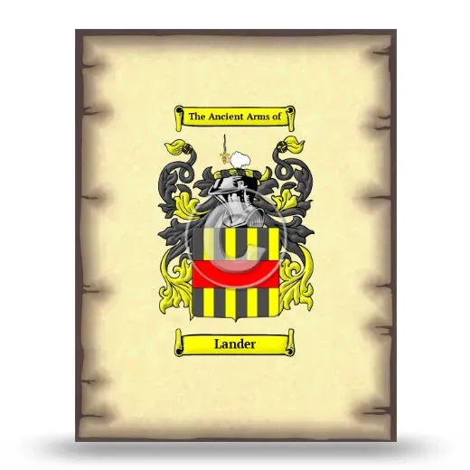 Lander Coat of Arms Print