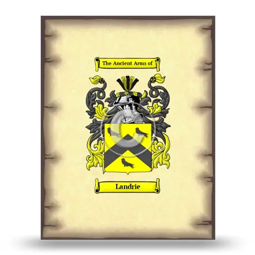 Landrie Coat of Arms Print