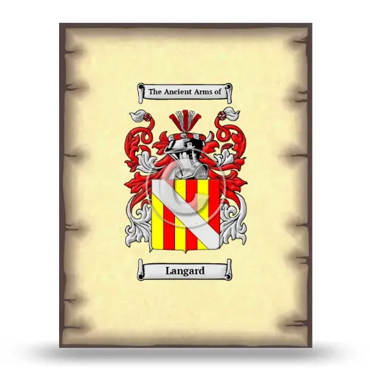 Langard Coat of Arms Print