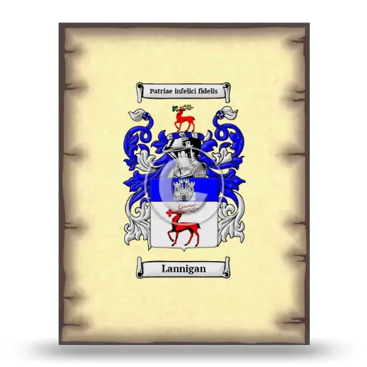 Lannigan Coat of Arms Print