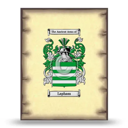 Lapham Coat of Arms Print
