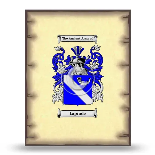 Laprade Coat of Arms Print