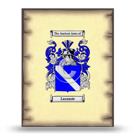 Laramie Coat of Arms Print
