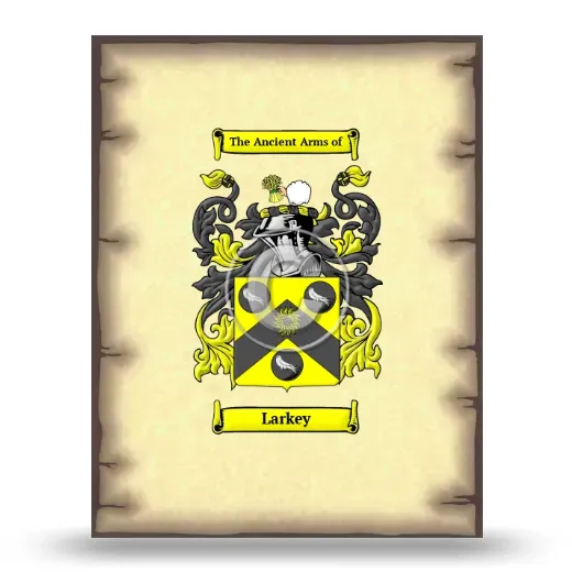 Larkey Coat of Arms Print