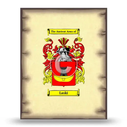 Laski Coat of Arms Print