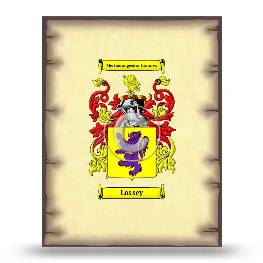 Lassey Coat of Arms Print