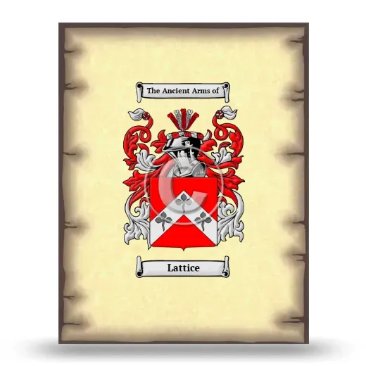 Lattice Coat of Arms Print