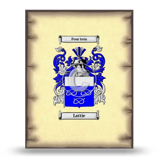 Lattie Coat of Arms Print