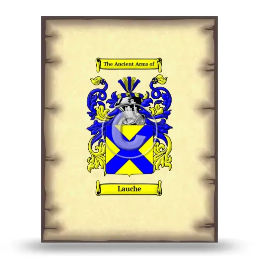 Lauche Coat of Arms Print