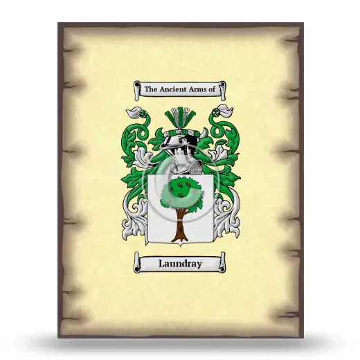 Laundray Coat of Arms Print