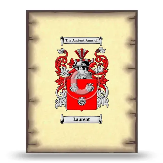 Laurent Coat of Arms Print