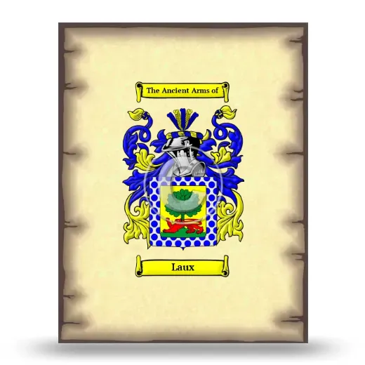 Laux Coat of Arms Print