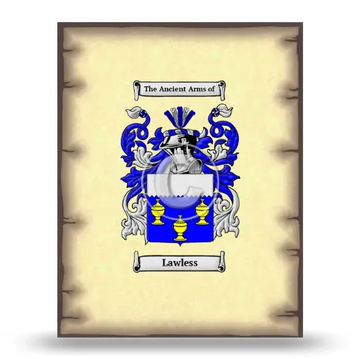 Lawless Coat of Arms Print