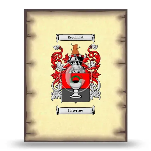 Lawrow Coat of Arms Print