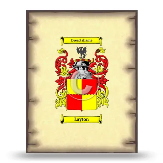 Layton Coat of Arms Print