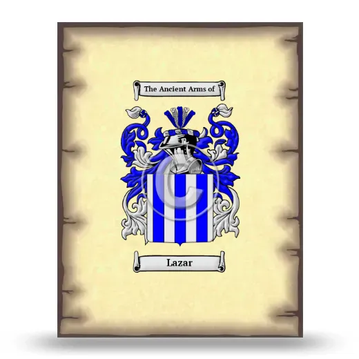 Lazar Coat of Arms Print