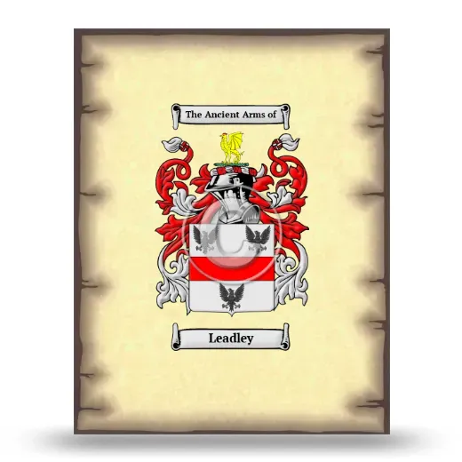 Leadley Coat of Arms Print
