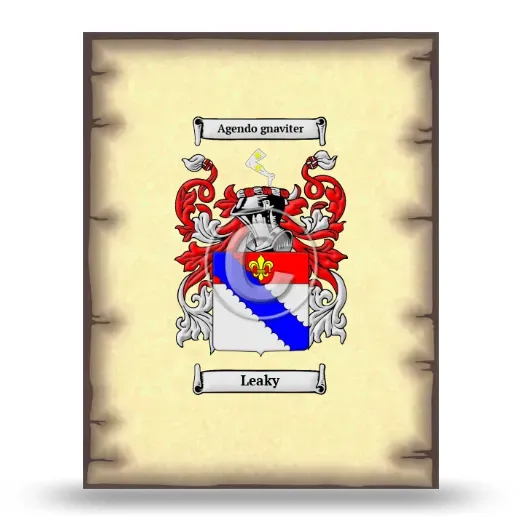 Leaky Coat of Arms Print