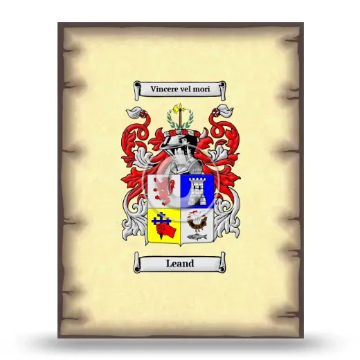 Leand Coat of Arms Print