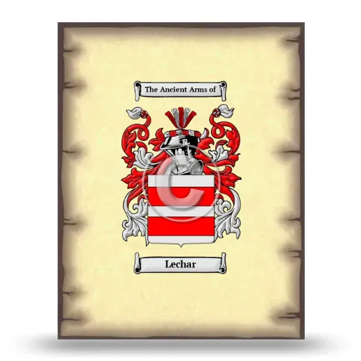 Lechar Coat of Arms Print
