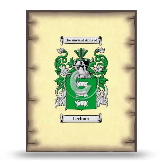 Lechner Coat of Arms Print