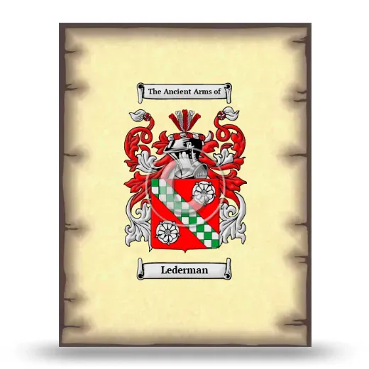 Lederman Coat of Arms Print
