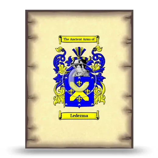 Ledezma Coat of Arms Print