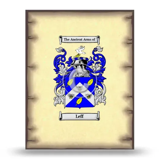 Leff Coat of Arms Print