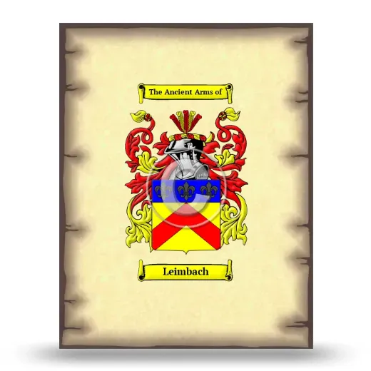 Leimbach Coat of Arms Print
