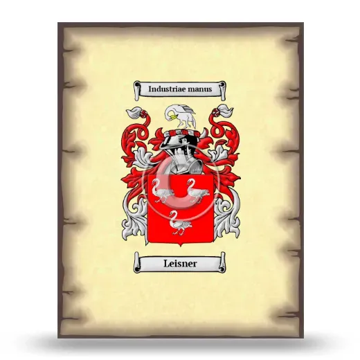 Leisner Coat of Arms Print