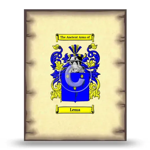 Lema Coat of Arms Print