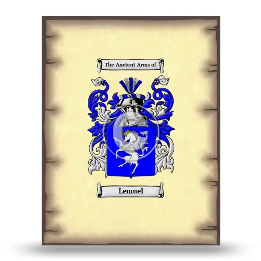Lemuel Coat of Arms Print