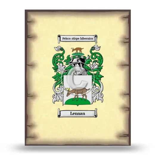 Lennan Coat of Arms Print