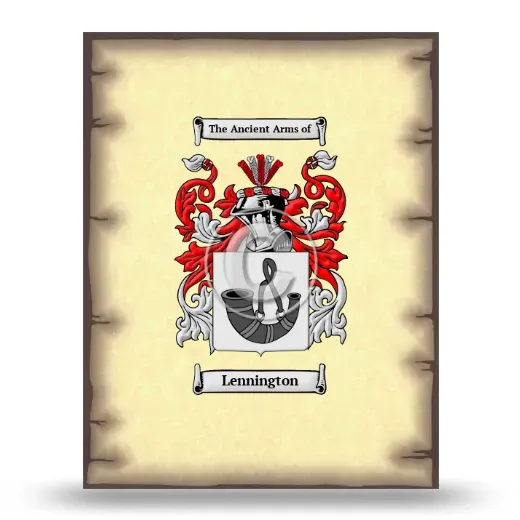 Lennington Coat of Arms Print