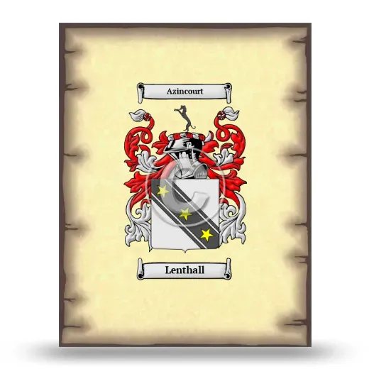 Lenthall Coat of Arms Print