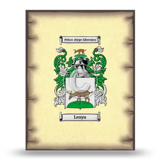 Lenyn Coat of Arms Print