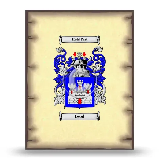 Leod Coat of Arms Print