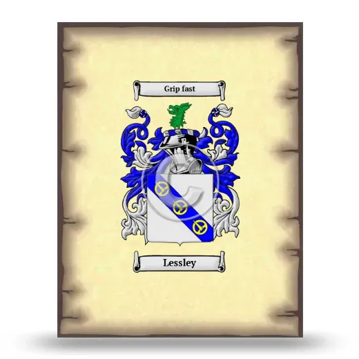 Lessley Coat of Arms Print