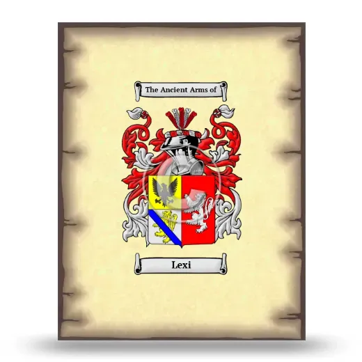Lexi Coat of Arms Print