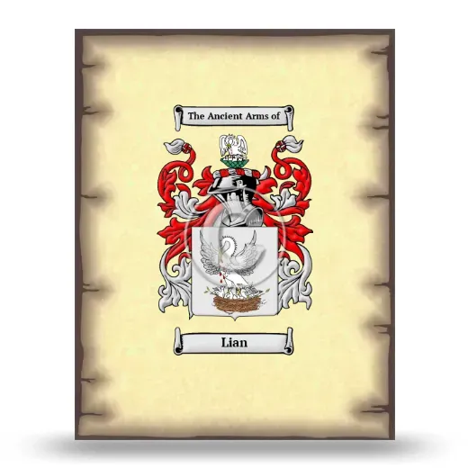 Lian Coat of Arms Print