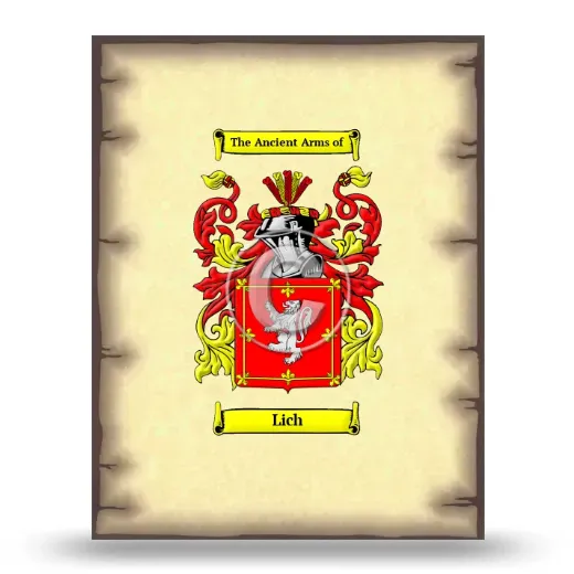 Lich Coat of Arms Print
