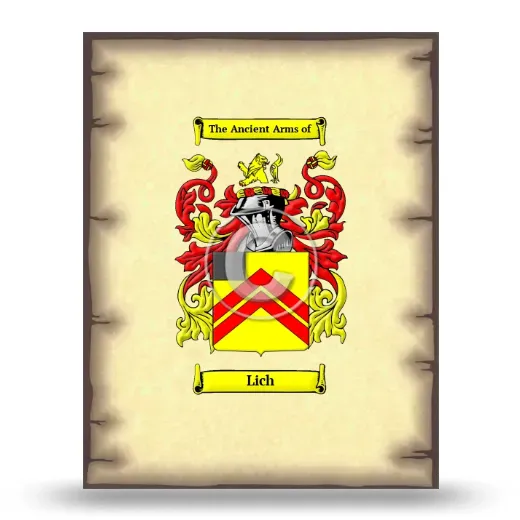 Lich Coat of Arms Print