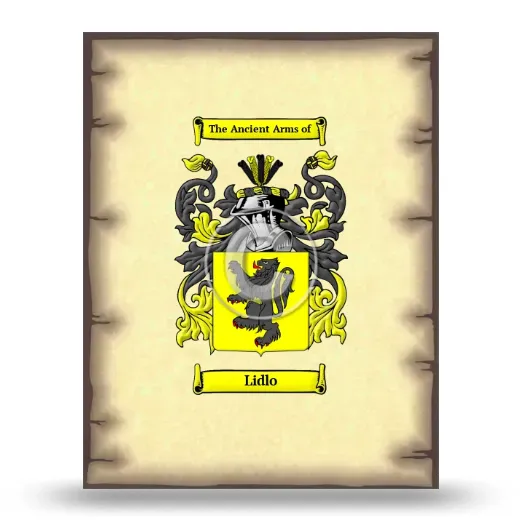 Lidlo Coat of Arms Print